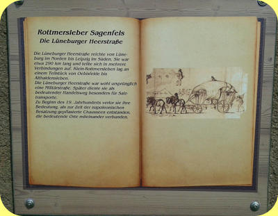 Auch im benachbartem Rottmersleben gibt es was zu entdecken. Diese Hinweistafeln weisen auf historische Ereignisse hin. Aufnahmen vom Mai 2017. 