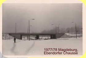 1977/78 Magdeburg, Ebendorfer Chausse
